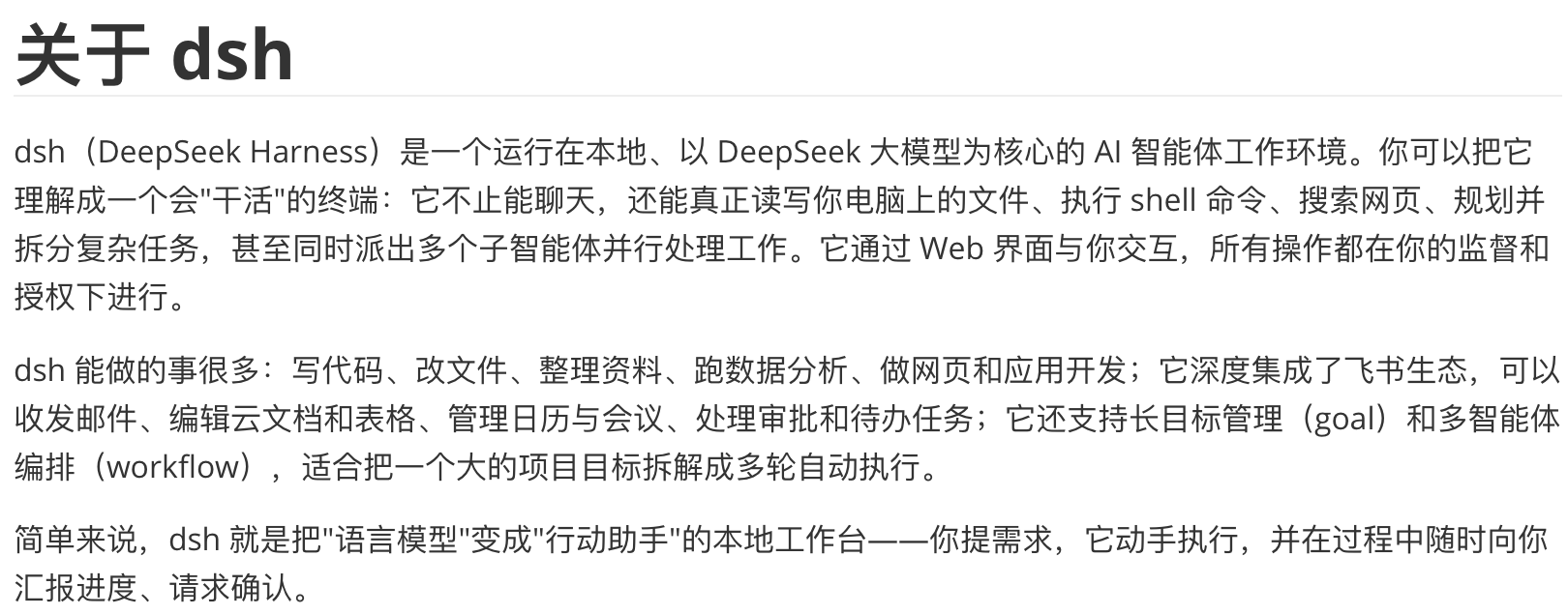 打开产物并核对 about-dsh.md 的实际内容